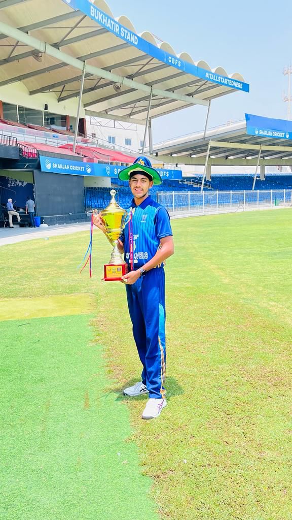 Mannat Deep Singh in Indian Junior Cricket Team! at Modern Senior Secondary School, Patiala
